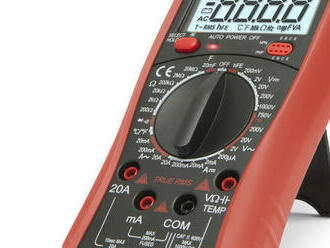 Digitálny multimeter s meraním teploty  . Univerzálny multimeter pre základné merania,