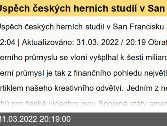 Úspěch českých herních studií  v San Francisku