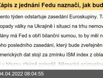 Zápis z jednání Fedu naznačí, jak bude centrální banka redukovat bilanční sumu  