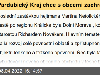 Pardubický Kraj chce s obcemi zachránit další objekty lehkého a těžkého opevnění