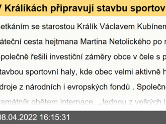 V Králíkách připravují stavbu sportovní haly