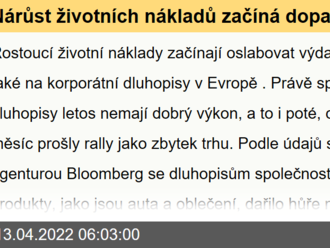 Nárůst životních nákladů začíná dopadat i na korporátní dluhopisy v Evropě. Vyhněte se maloobchodu, radí stratégové