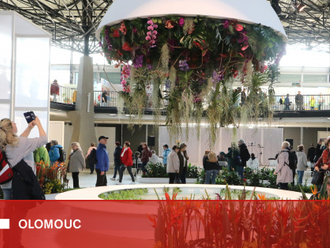 Květinová Flora Olomouc je zpět. Hlavní expozice s názvem Květy a světy znázorňuje koloběh života