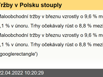 Tržby v Polsku stouply