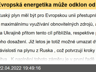 Evropská energetika může odklon od ruského plynu uchopit jako velkou příležitost. Éře nízkých cen vykoupených geopolitickými kompromisy   zvoní umíráček, říká ekonom Petr Zahradník