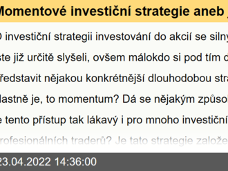 Momentové investiční strategie aneb jakým způsobem překonávají hlavní indexy profíci