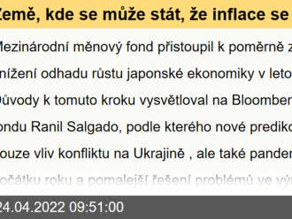 Země, kde se může stát, že inflace se jen krátce dostane nad 2 % - Víkendář