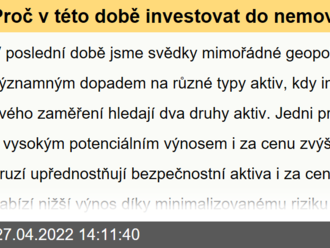 Proč v této době investovat do nemovitostí