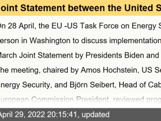 Joint Statement between the United States and the European Commission on European Energy Security