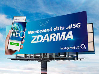 O2 rozdává neomezená data na měsíc zdarma