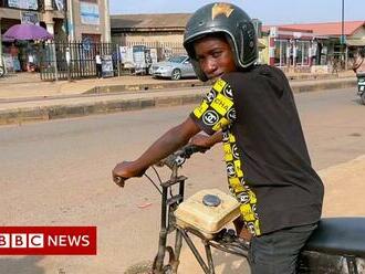 'I converted my bicycle into a motorbike'