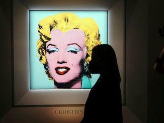 Portrét Marilyn Monroe od Warhola byl v aukci prodán za 4,6 miliardy korun