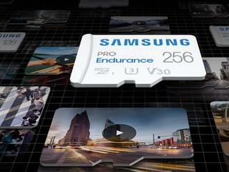 Pamäťové microSD karty Samsung PRO Endurance zvládnu až 16 rokov neustáleho záznamu