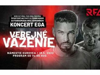 Koncert Ega, rôzne súťaže a autogramiáda. Verejné váženie RFA sľubuje skvelý program úplne zadarmo