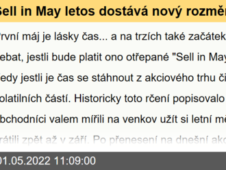 Sell in May letos dostává nový rozměr