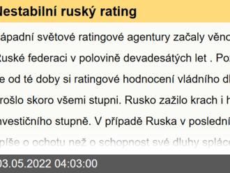 Nestabilní ruský rating