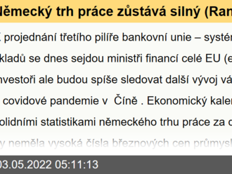 Německý trh práce zůstává silný  