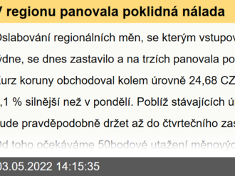 V regionu panovala poklidná nálada