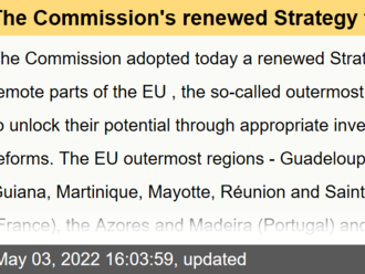 The Commission's renewed Strategy for the EU's outermost regions puts people first and unlocks their potential