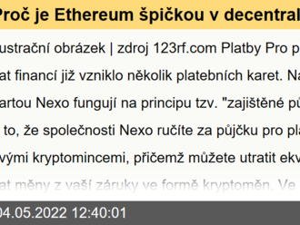 Proč je Ethereum špičkou v decentralizovaných financích?  