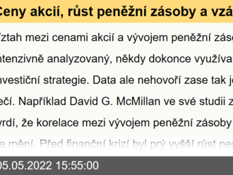 Ceny akcií, růst peněžní zásoby a vzácnost ještřábů