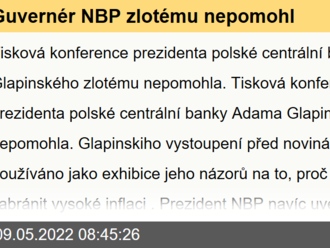 Guvernér NBP zlotému nepomohl