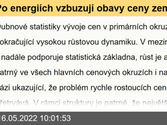 Po energiích vzbuzují obavy ceny zemědělských producentů a potravin  