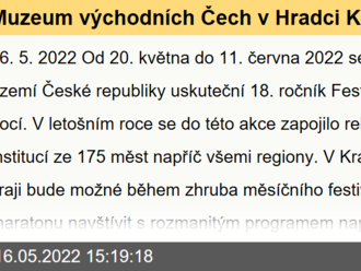 Muzeum východních Čech v Hradci Králové se po dvou letech znovu otevřelo veřejnosti