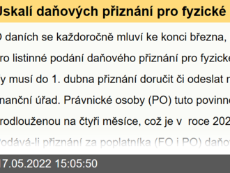 Úskalí daňových přiznání pro fyzické i právnické osoby