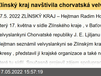 Zlínský kraj navštívila chorvatská velvyslankyně