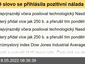 O slovo se přihlásila pozitivní nálada