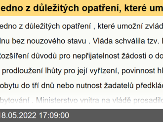 Jedno z důležitých opatření, které umožní zvládat uprchlickou vlnu bez nouzového stavu. Vláda schválila tzv. LEX Ukrajina II