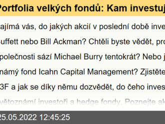 Portfolia velkých fondů: Kam investuje Buffett, Ackman, Burry a Icahn?