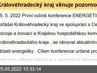 Královéhradecký kraj věnuje pozornost energetice