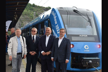 Společnost ALSTOM představila Ústeckému kraji vodíkový vlak budoucnosti