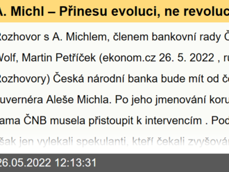 A. Michl – Přinesu evoluci, ne revoluci