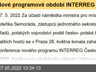 Nové programové období INTERREG Česko-Polsko se rozjíždí