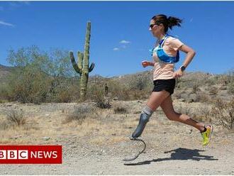 SA woman with one leg passes marathon record