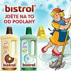 BISTROL 3v1 je jedinou zárukou dokonale čisté podlahy!