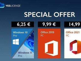 Najlacnejšie licencie na trhu. Windows 11 len za 9,99 eur a Microsoft Office od 9,99 eur