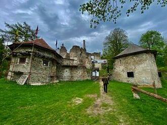 Otvorenie bašty na hrade Sklabiňa