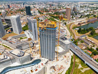 Eurovea Tower je už najvyššou budovou na Slovensku