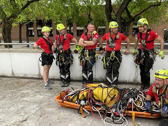 Hasiči ze Správy železnic skončili třetí v mezinárodní soutěži Rescue Great Day 2022, proběhla ve Španělsku