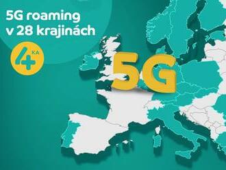 4ka: 5G roaming v ďalších krajinách a vyšší objem dát v EÚ