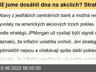 Už jsme dosáhli dna na akciích? Stratégové JPMorgan již vidí býčí signály