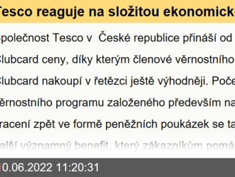 Tesco reaguje na složitou ekonomickou situaci a přináší zákazníkům nový způsob, jak výrazně ušetřit