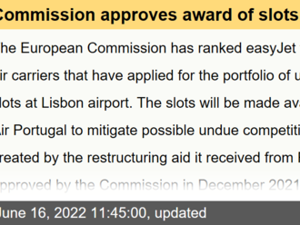 Commission approves award of slots at Lisbon airport to easyJet following TAP Group's restructuring - State aid