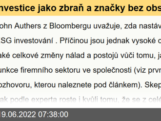 Investice jako zbraň a značky bez obsahu - Víkendář