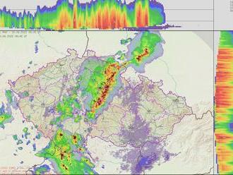 Bouřky dnes jsou a ještě budou hodně aktivní. Je pravděpodobné vytvoření supercel, ve kterých se mohou objevit i velké kroupy  