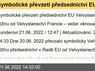 Symbolické převzetí předsednictví EU Velvyslanectvím ČR v Alžíru od Velvyslanectví Francie – večer věnovaný Milanu Kunderovi